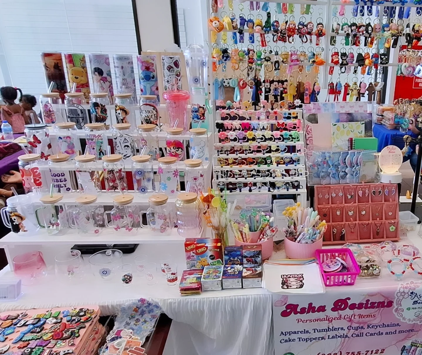 Resin Keychains and Bracelets