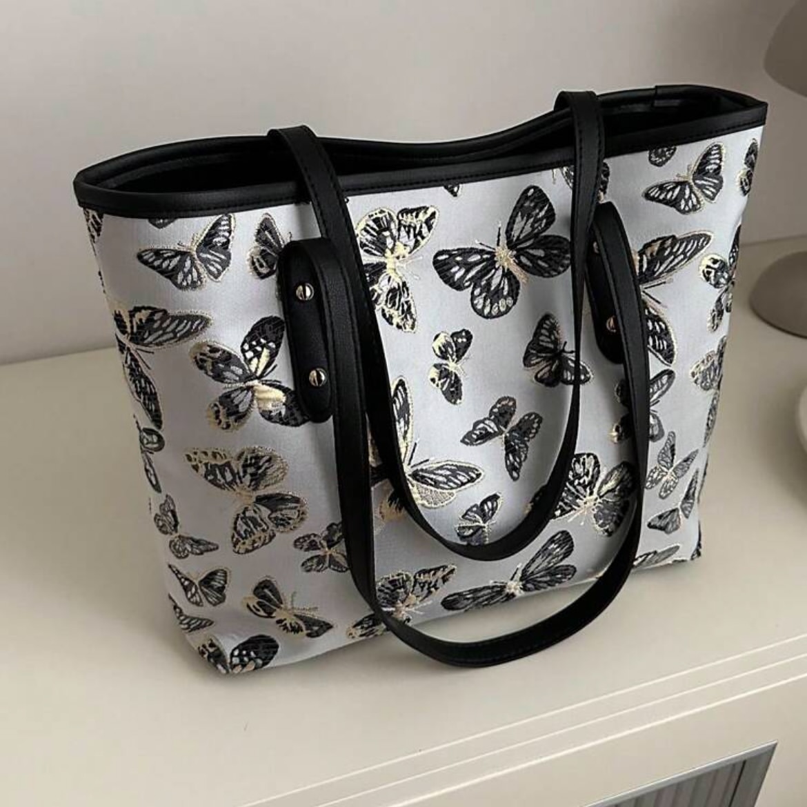 Metalic Butterfly Handbag