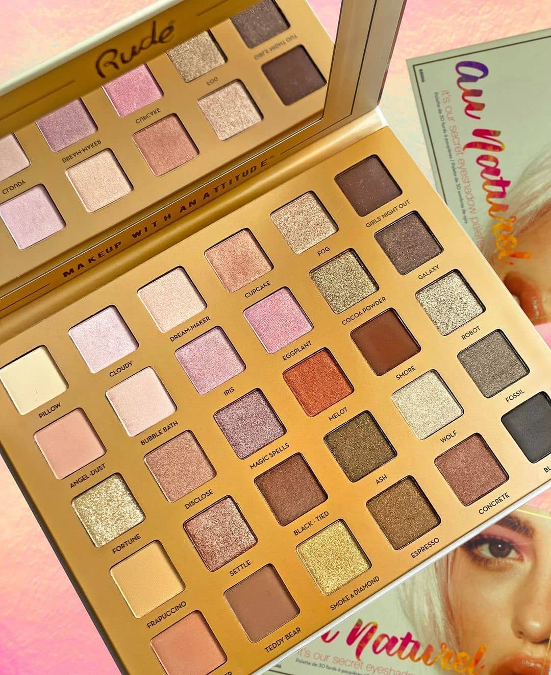 RUDE Au Naturel Eyeshadow Palette
