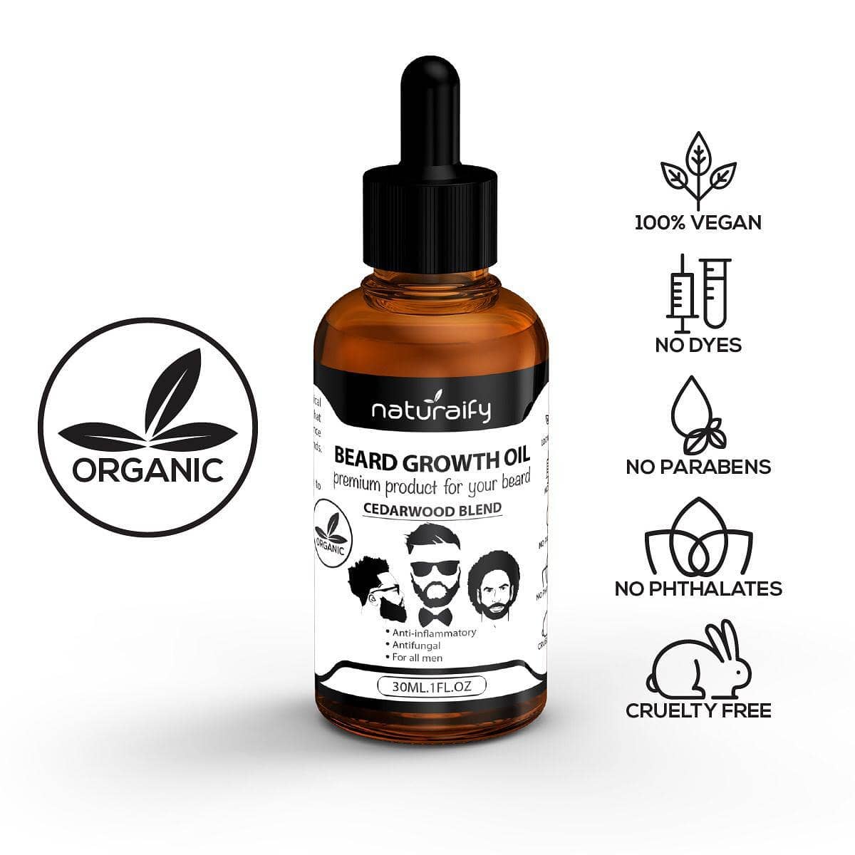 NATURAIFY Beard Growth Oil