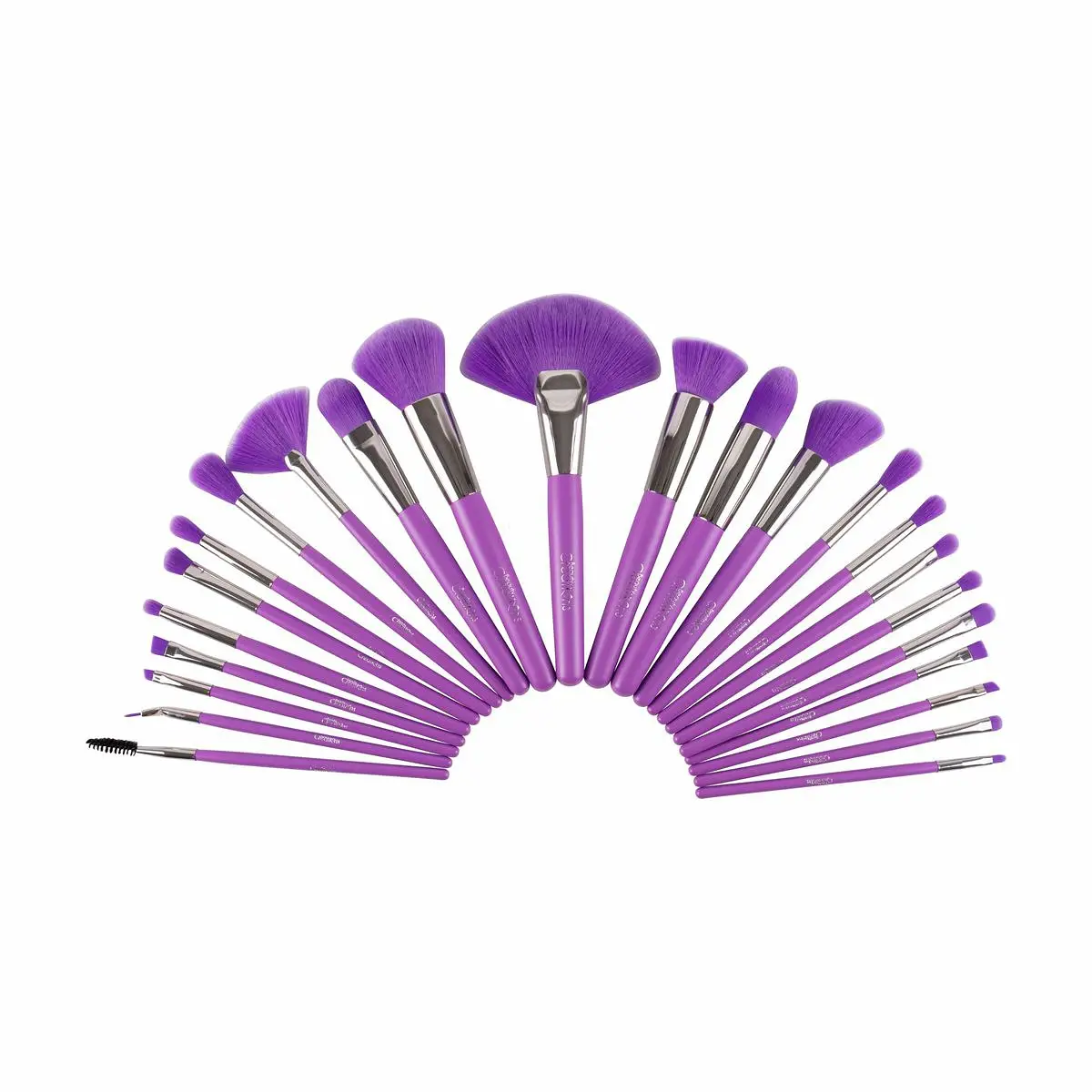 Neon Purple 24pc Brush Set