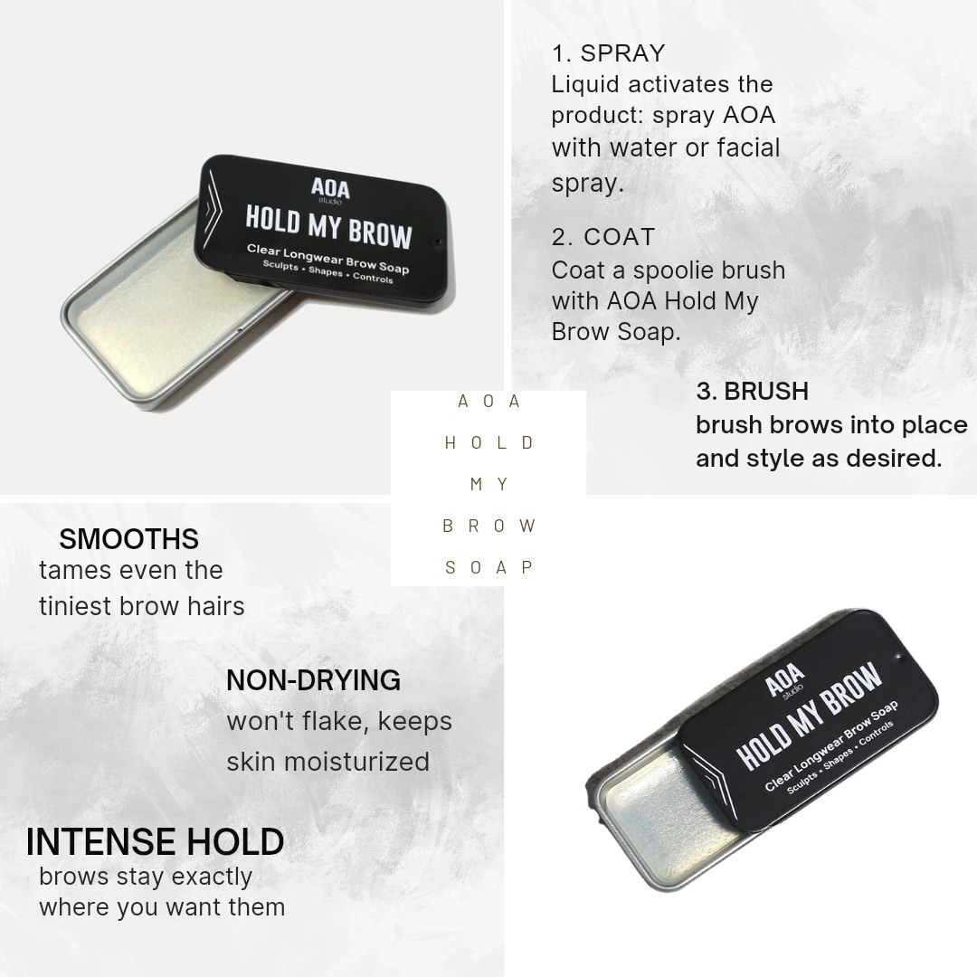 AOA Hold My Brow Soap Clear