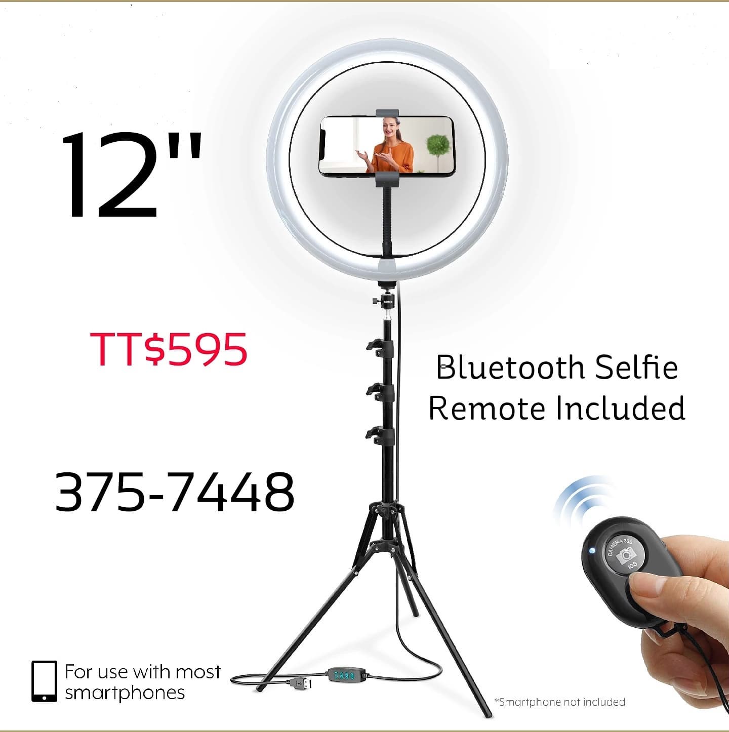 12" LED Ring Light