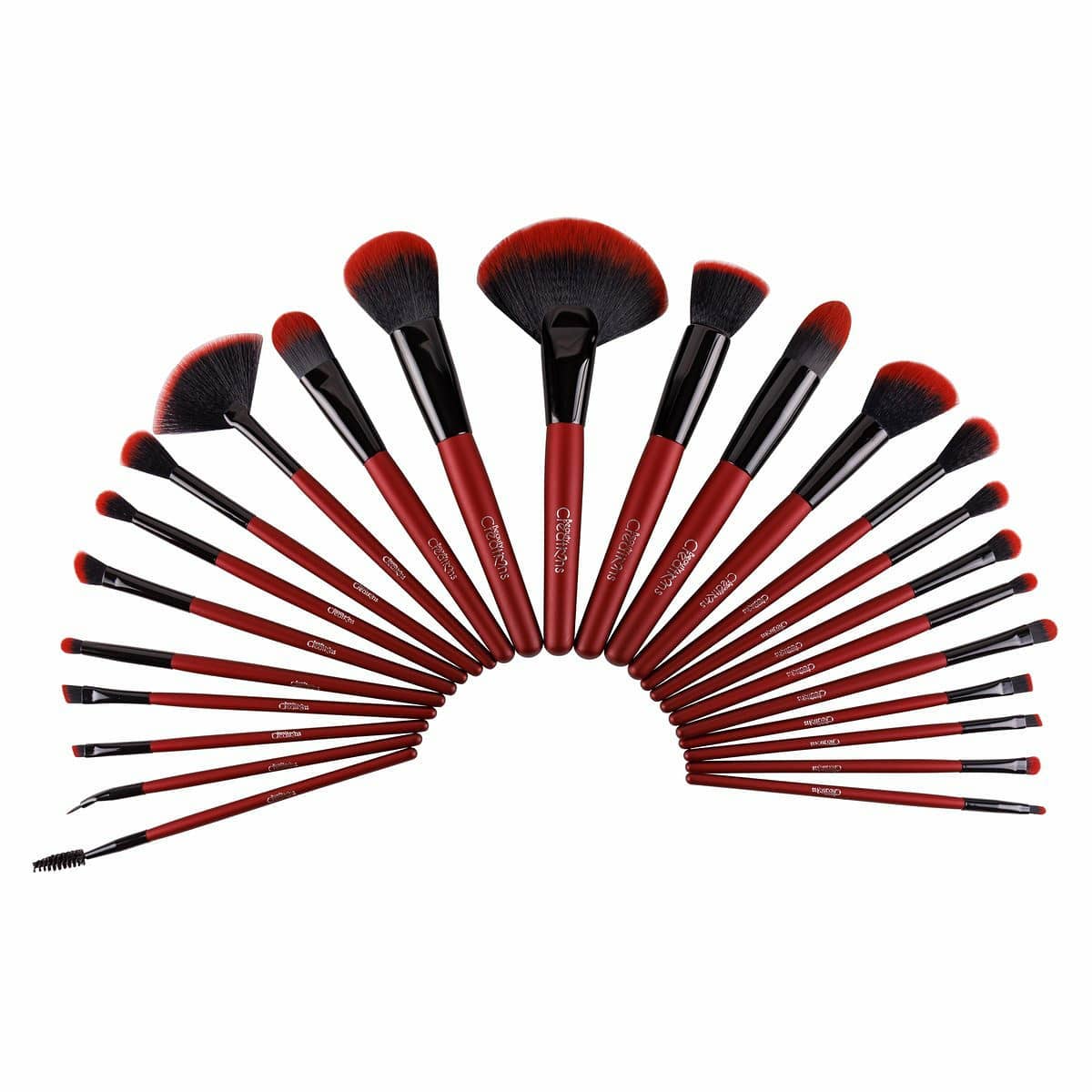 Ruby Red 24pc Brush Set