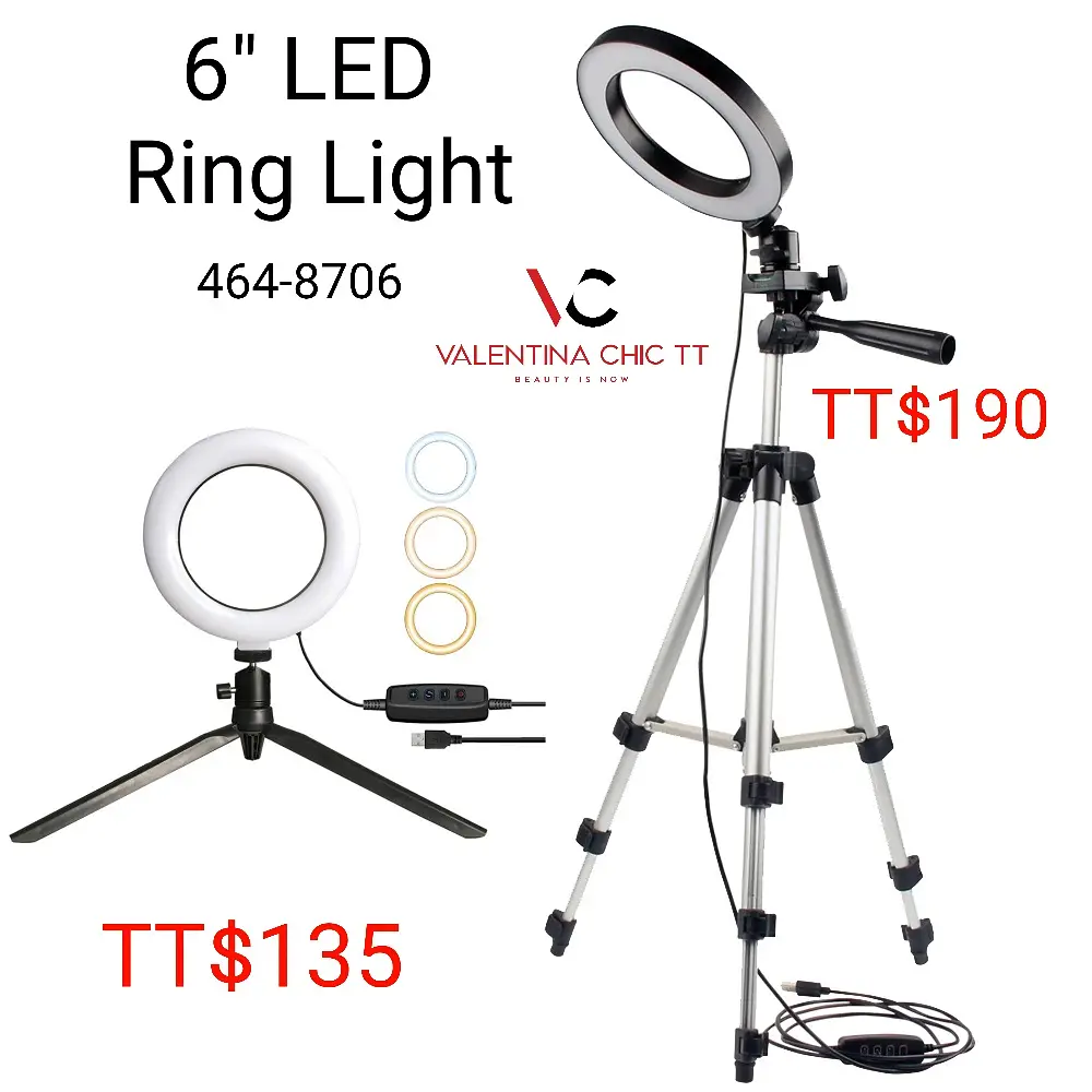 6" LED Ring Light & Tripod