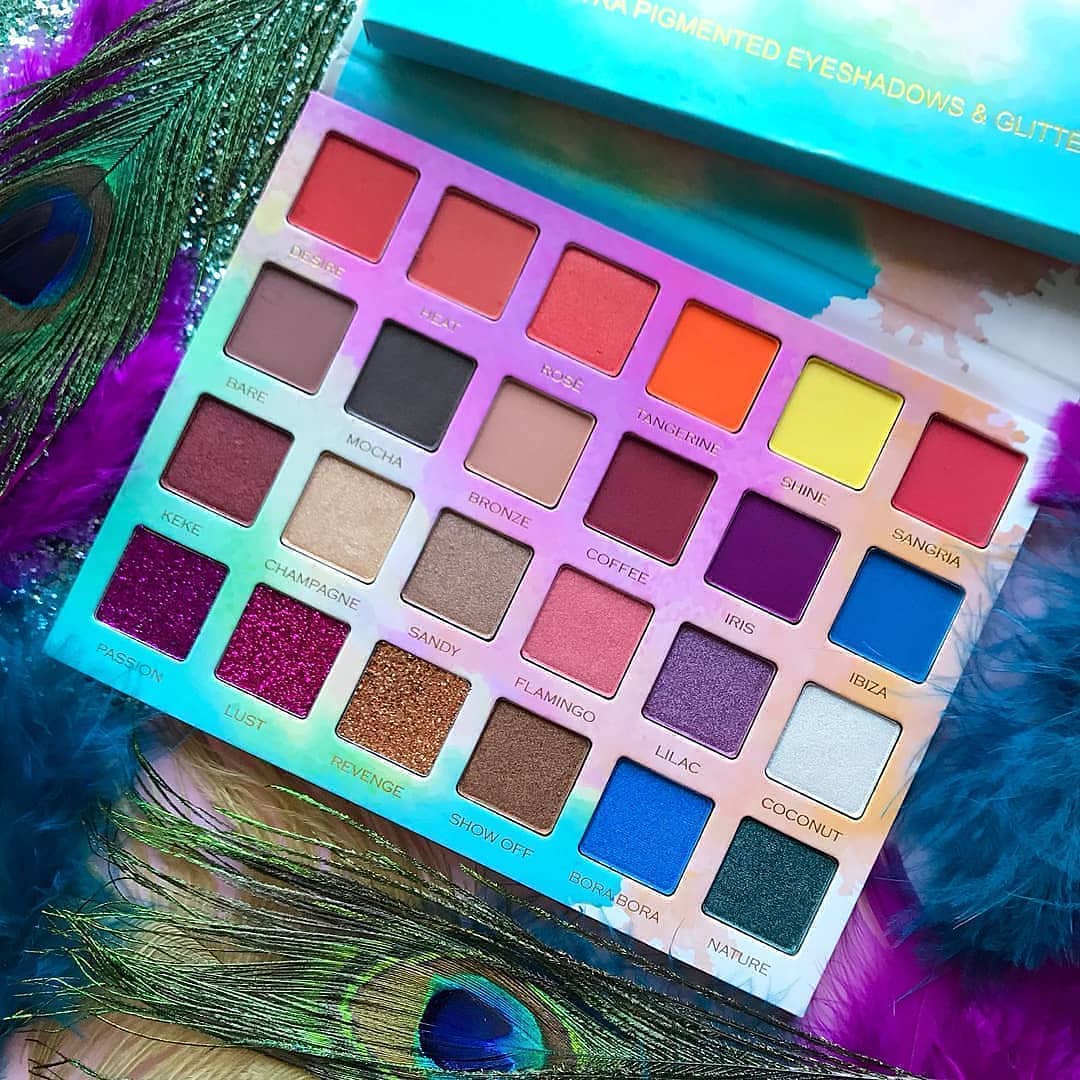 GLAMIERRE ISLAND BABE Eyeshadow & Glitter