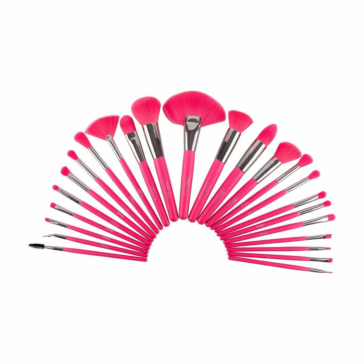 Neon Pink 24pc Brush Set