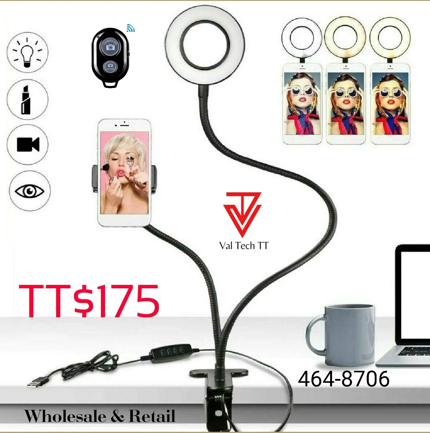 LED Ring Light Desktop