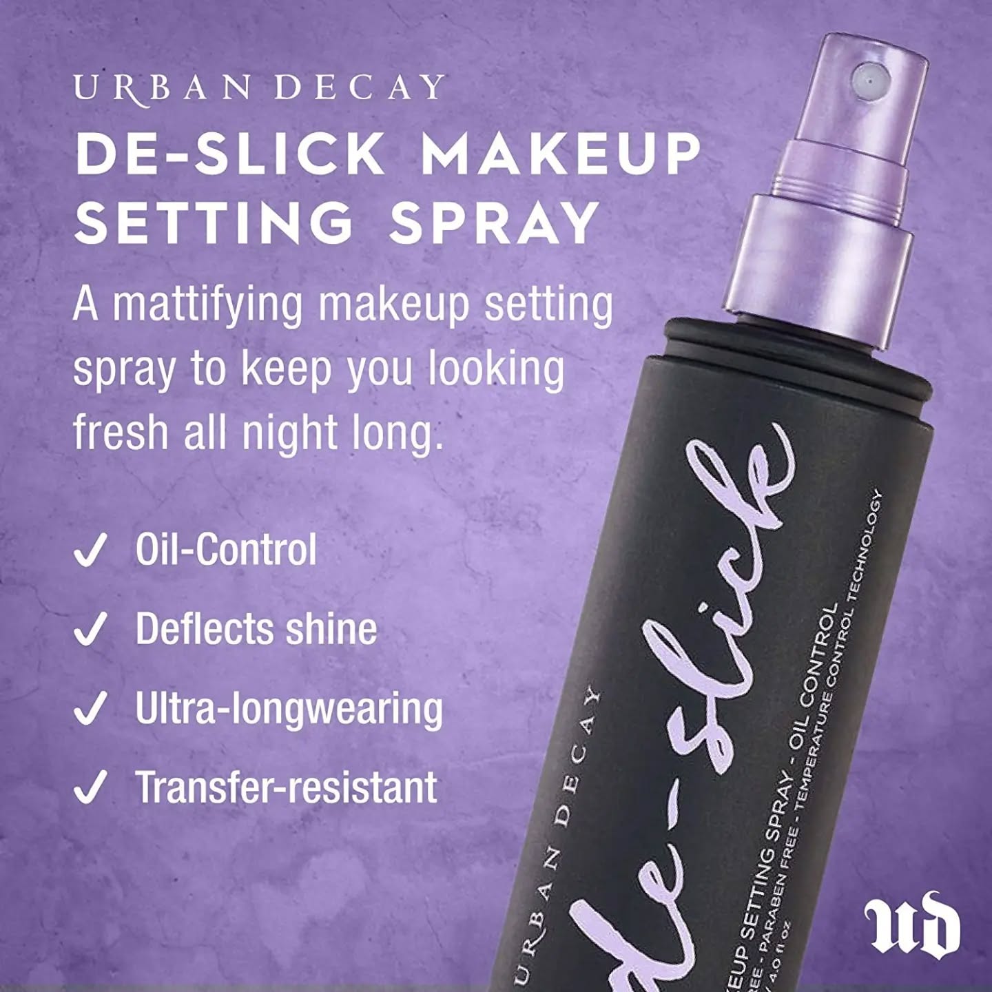 De-Slick Oil Control Makeup Setting Spray