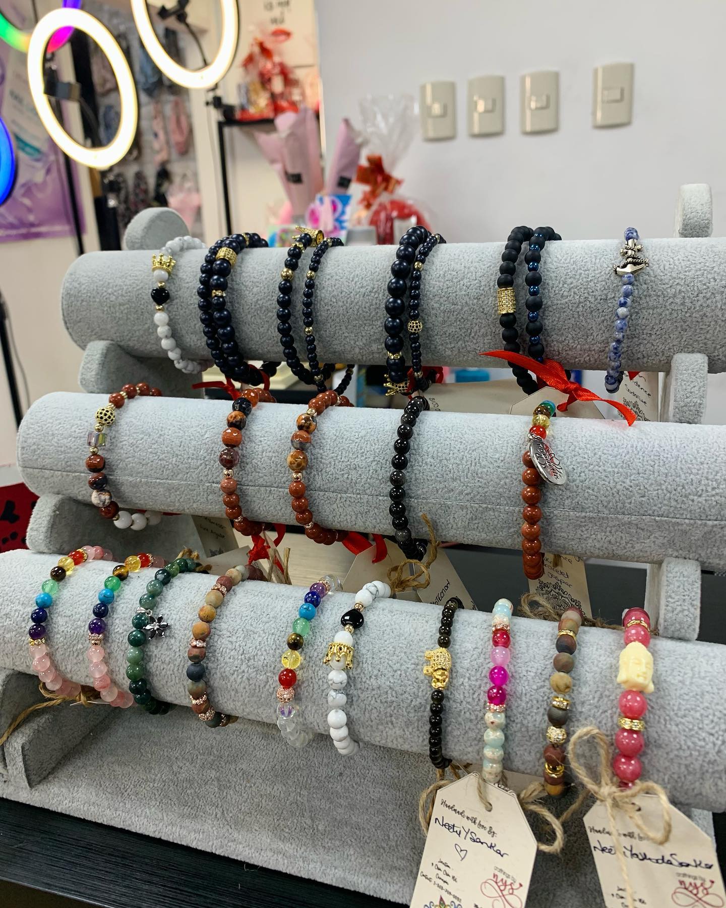 handcrafted chakra bands
