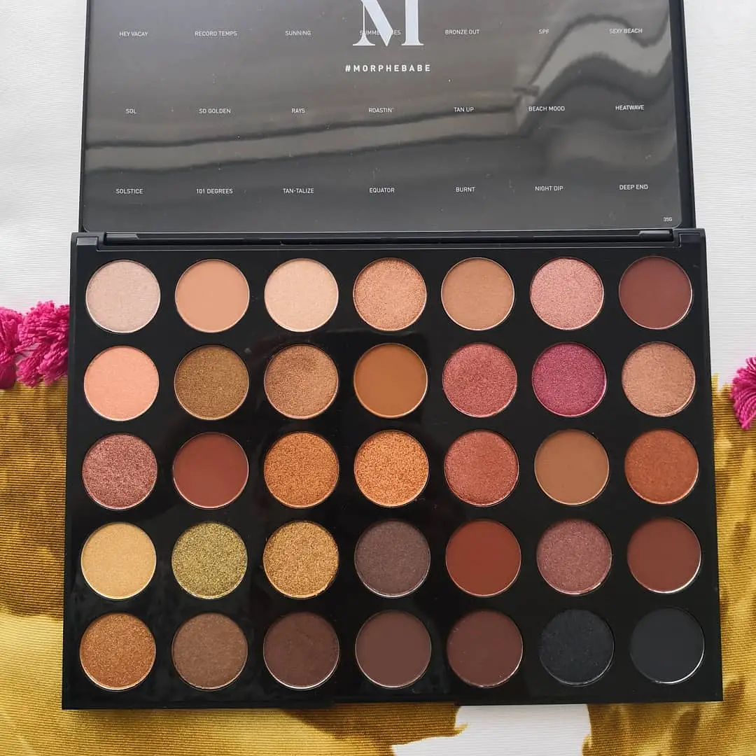 Morphe 35G Bronze Goals Eyeshadow Palette