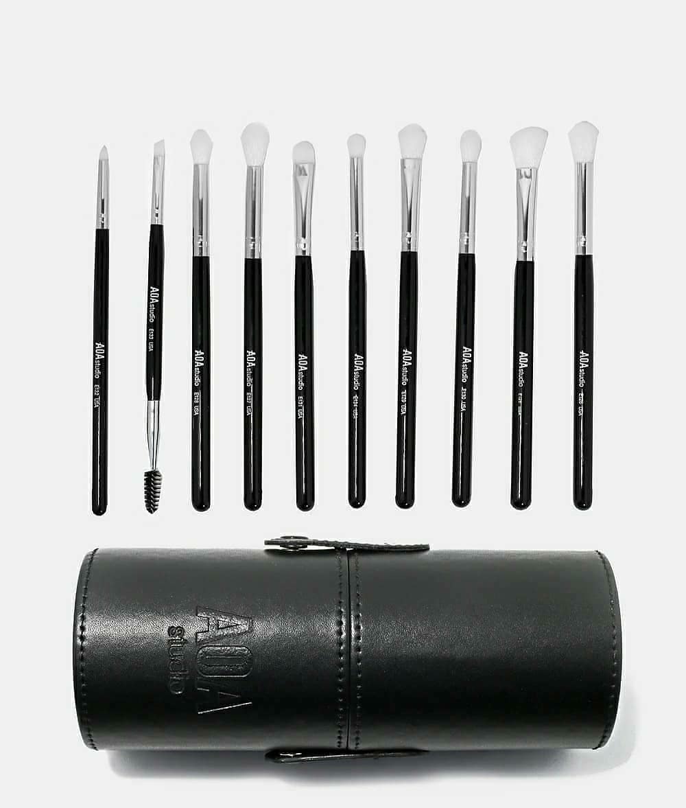 AOA 10 Pc Eye Brush Set