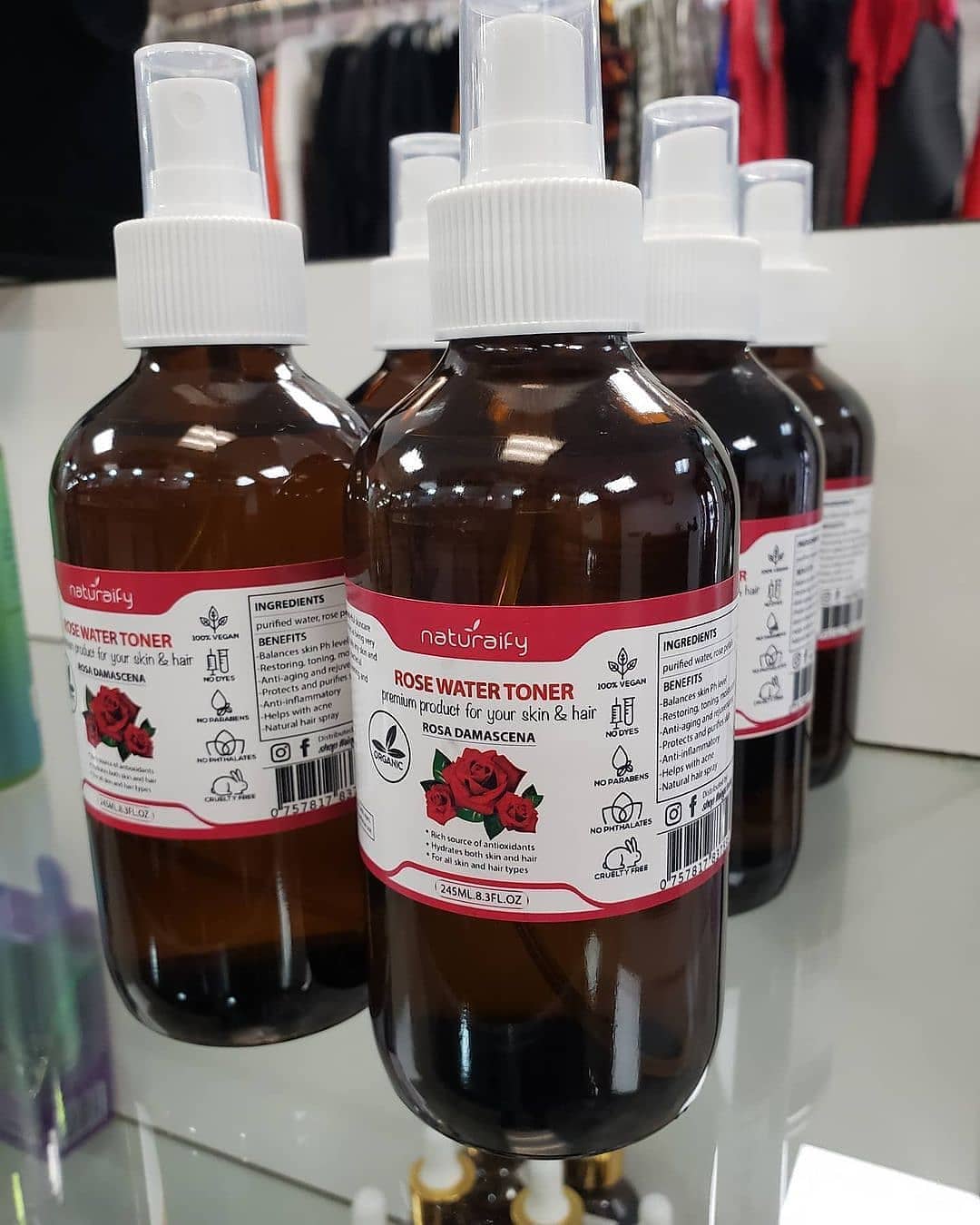 NATURAIFY Rose Water Toner