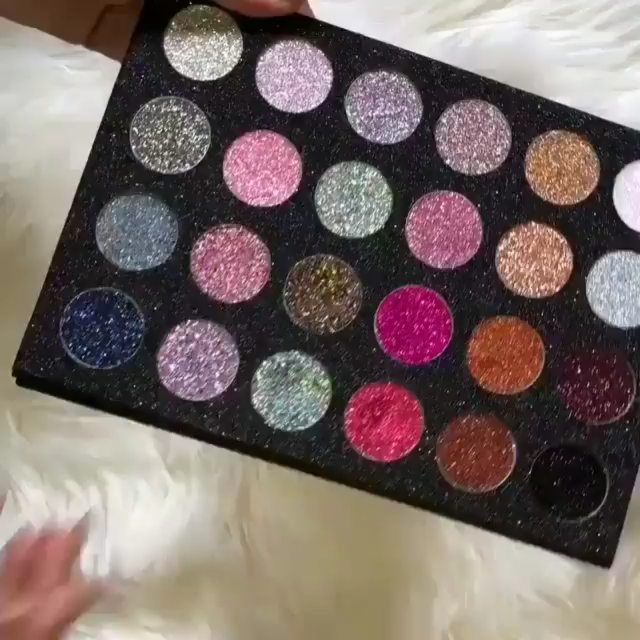 GLAMIERRE Luminous Glitter Eyeshadow Palette