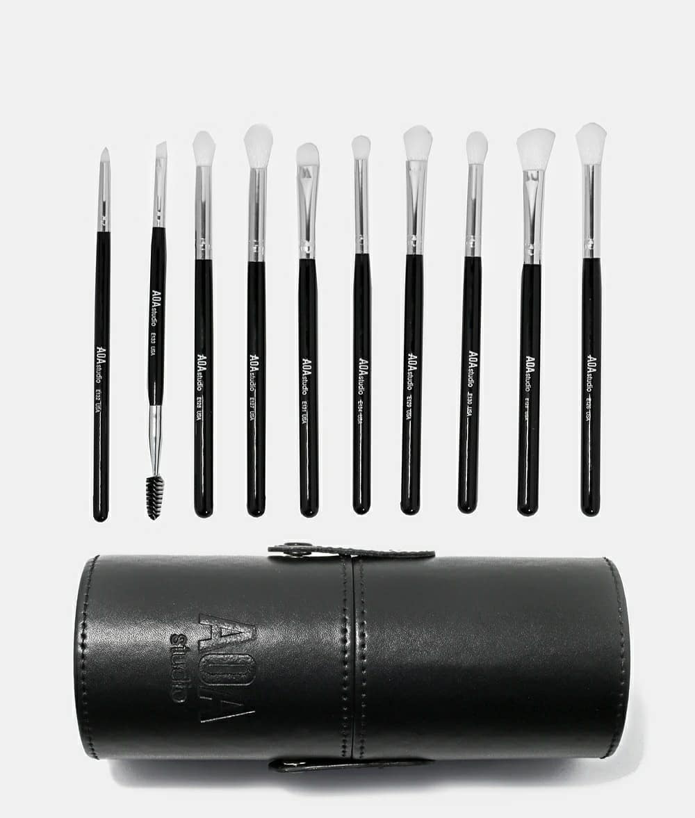 AOA 10 Pc Eye Brush Set