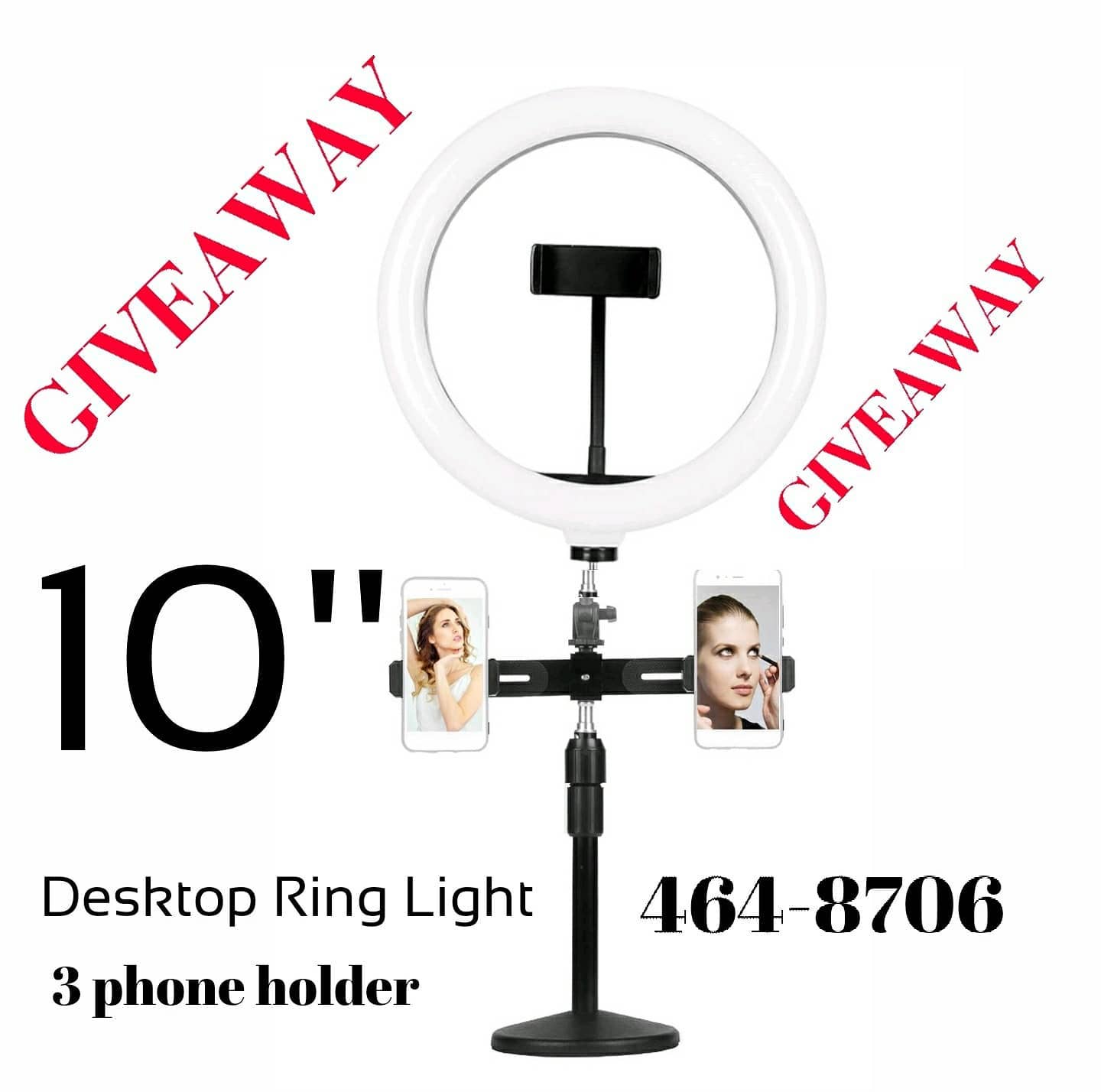 10" Desktop Ring Light