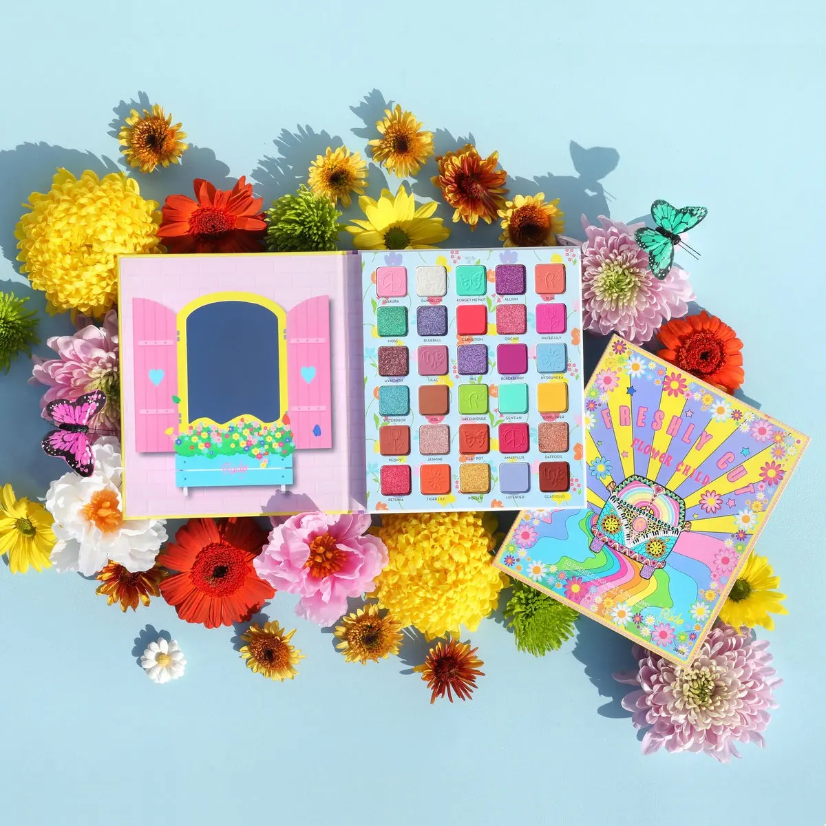 Flower Child 30 Colour Eyeshadow Palette
