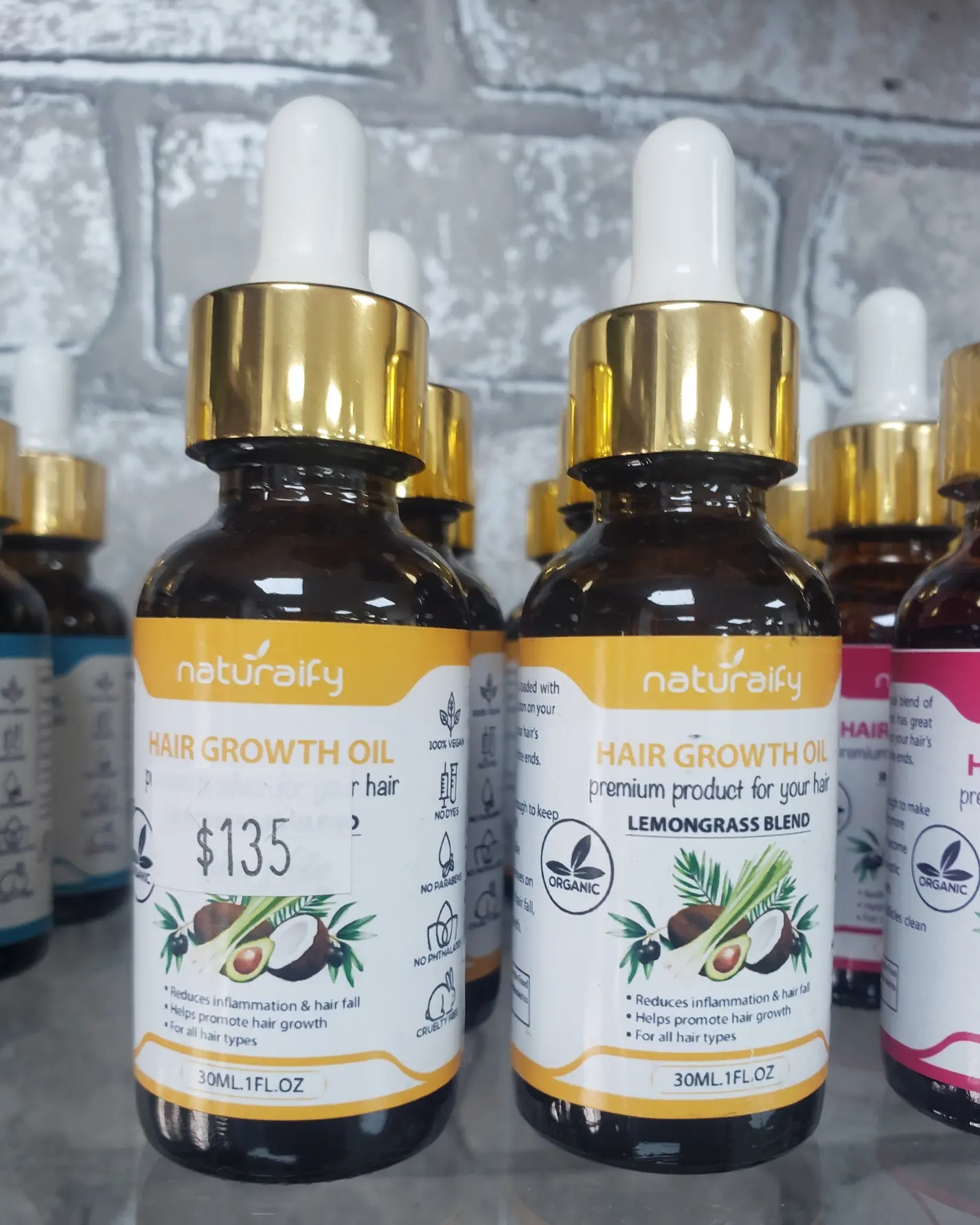 NATURAIFY Hair Growth Oil Lemongrass 30ML