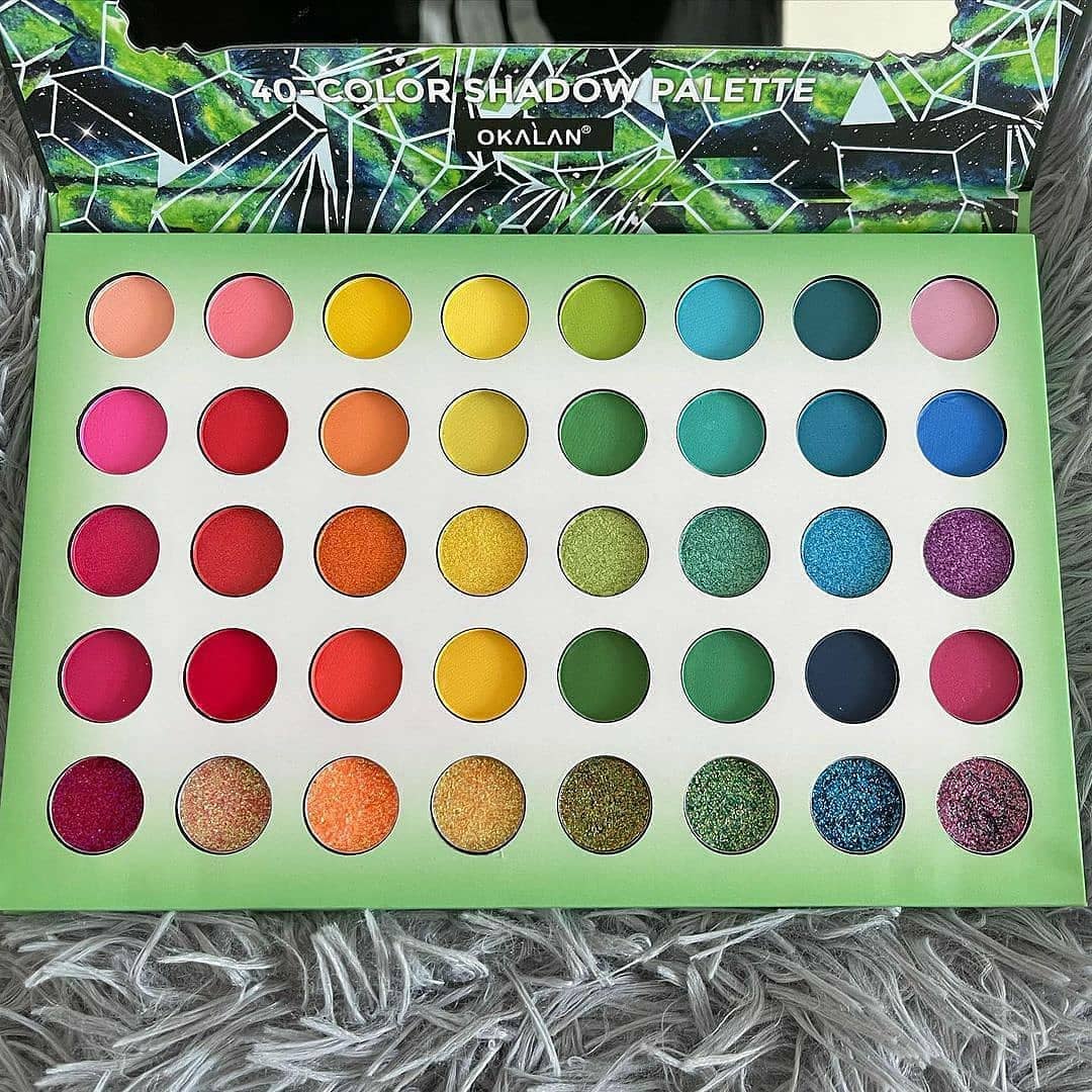 OKALAN JADE 40 Color Eyeshadow Palette