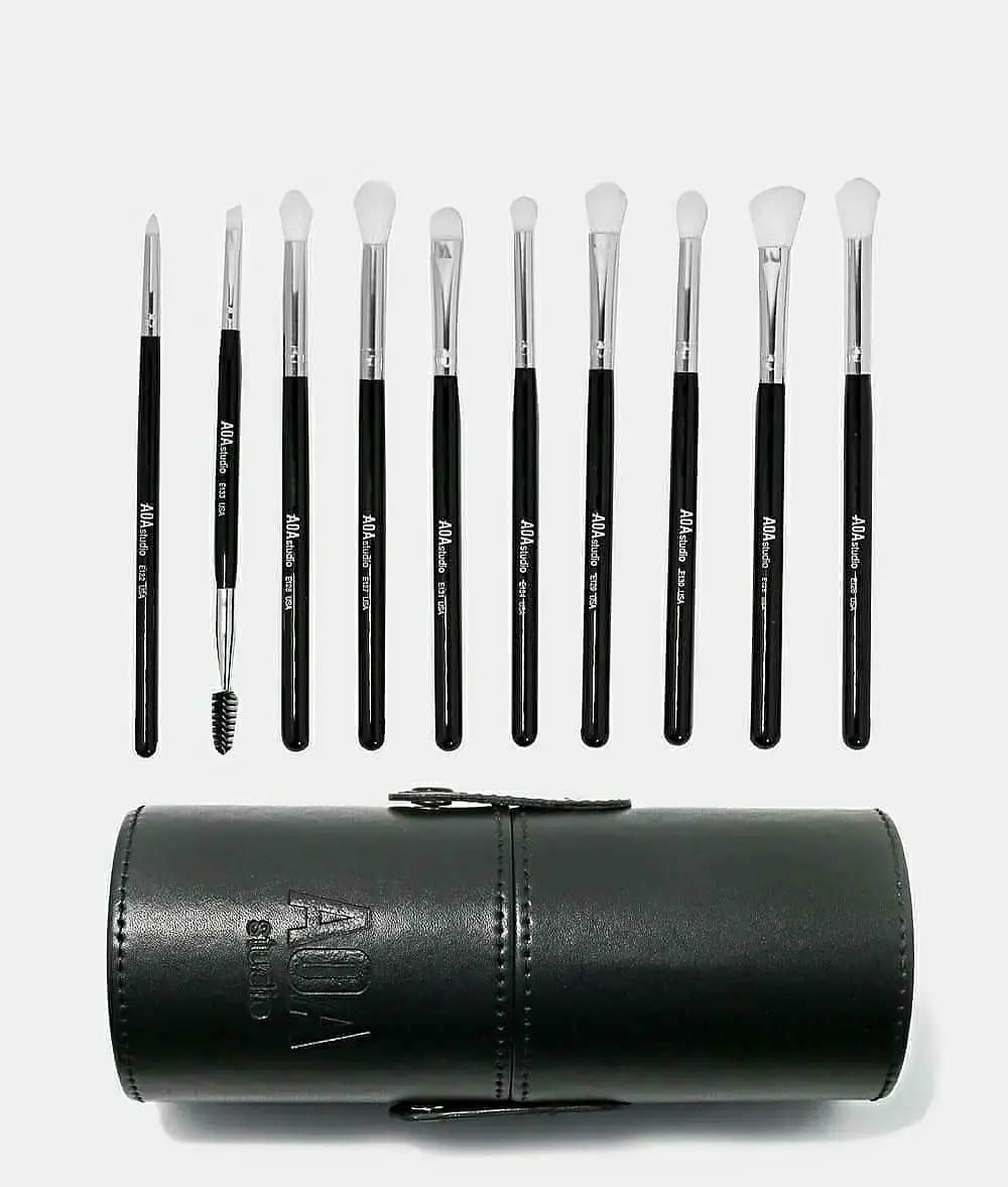 AOA 10 Pc Eye Brush Set