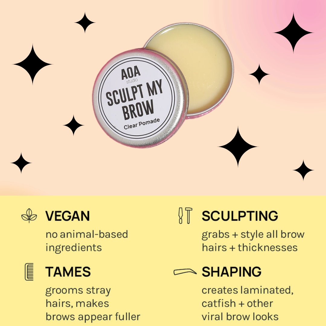 AOA Sculpt My Brow Clear Pomade