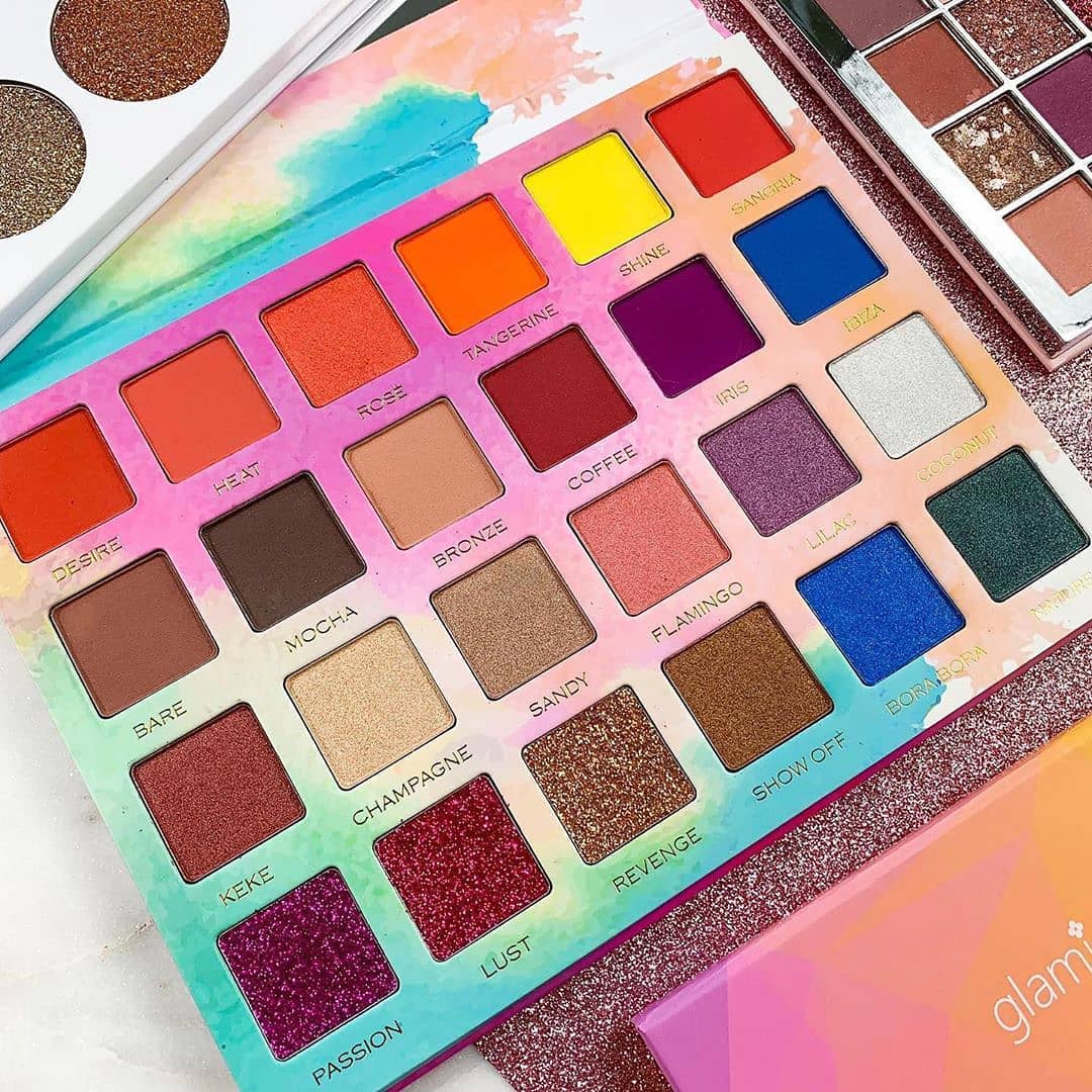 GLAMIERRE ISLAND BABE Eyeshadow & Glitter