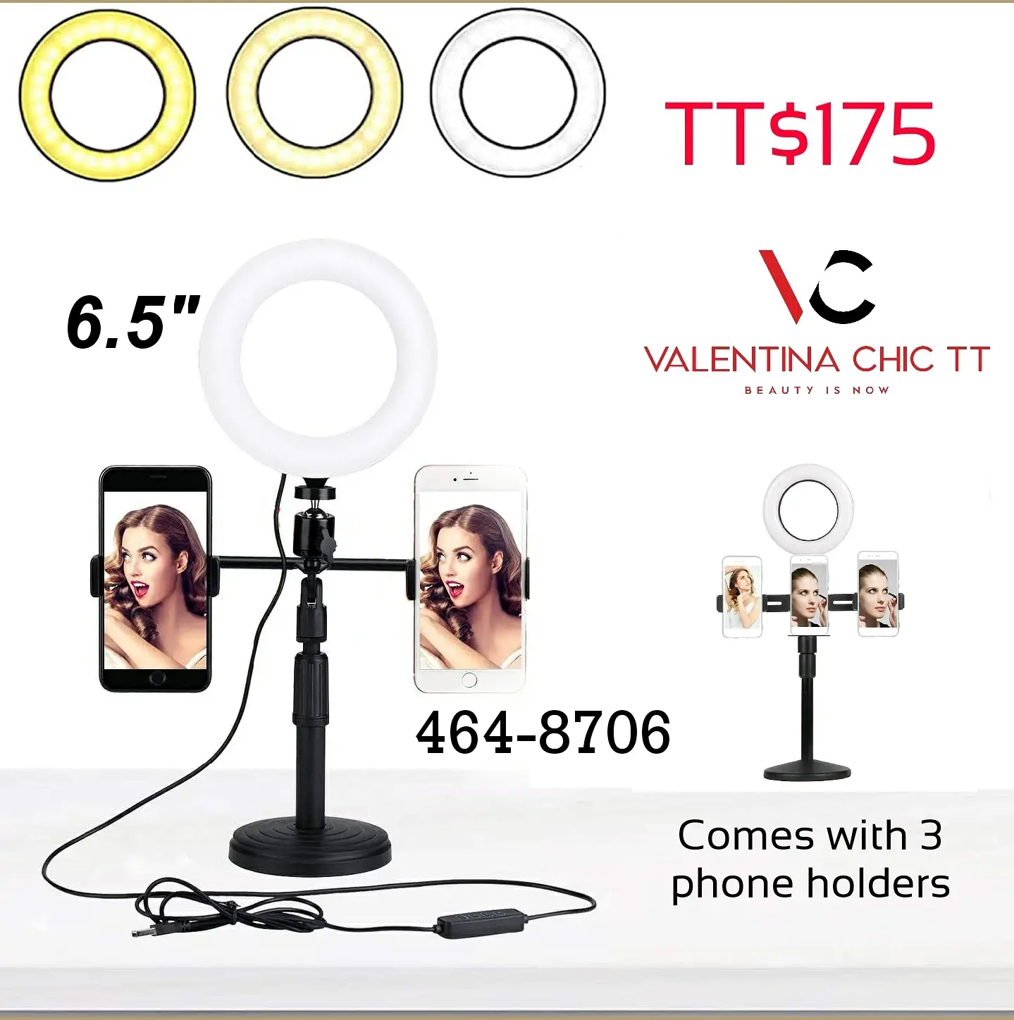 6.5" LED Ring Light