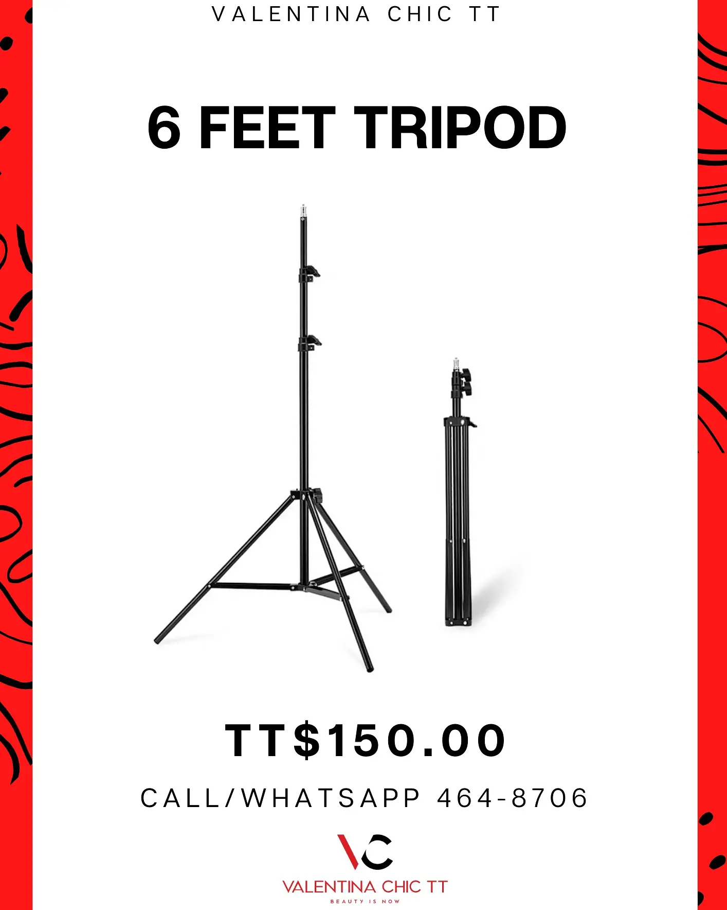 6 Feet Tripod