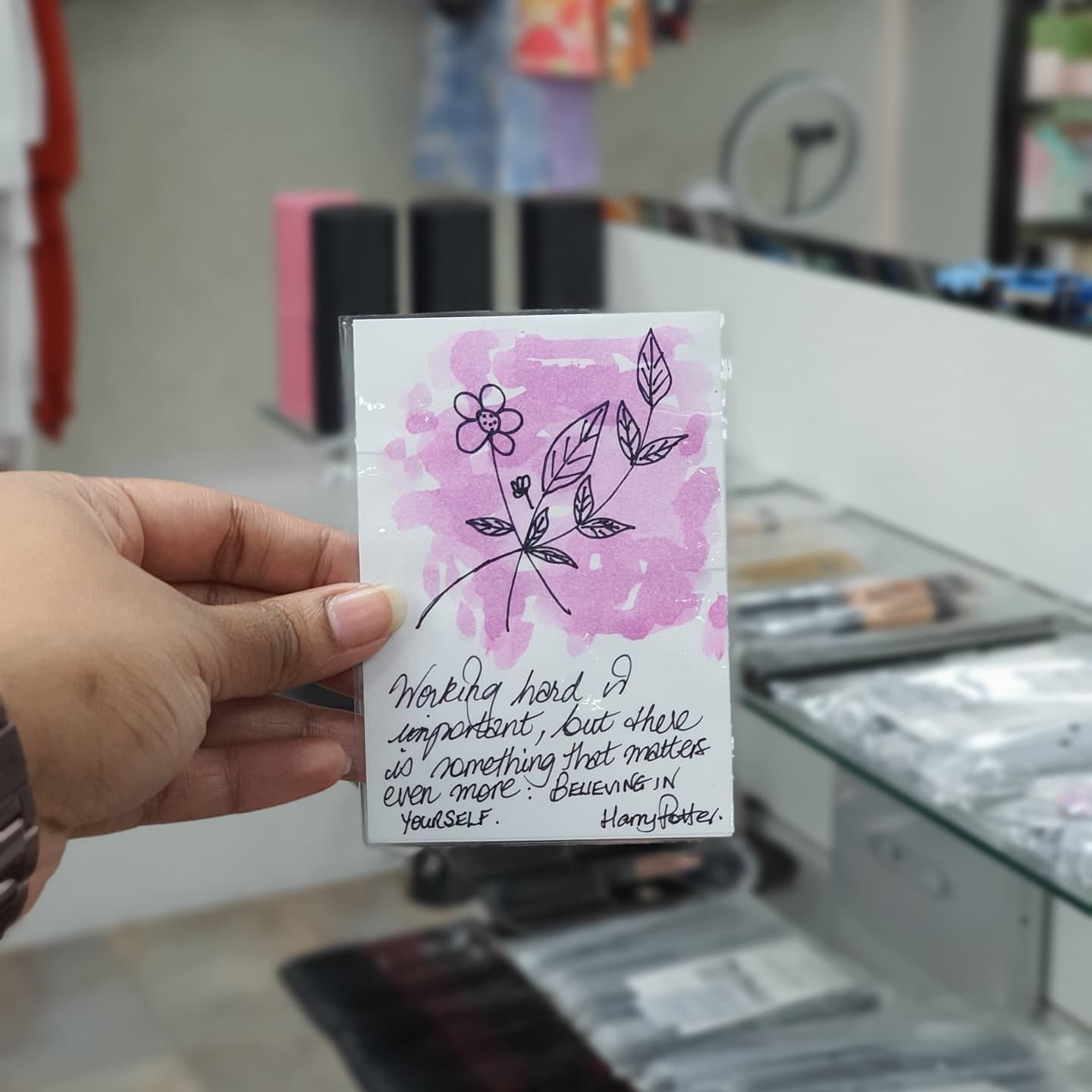 handpainted bookmarks