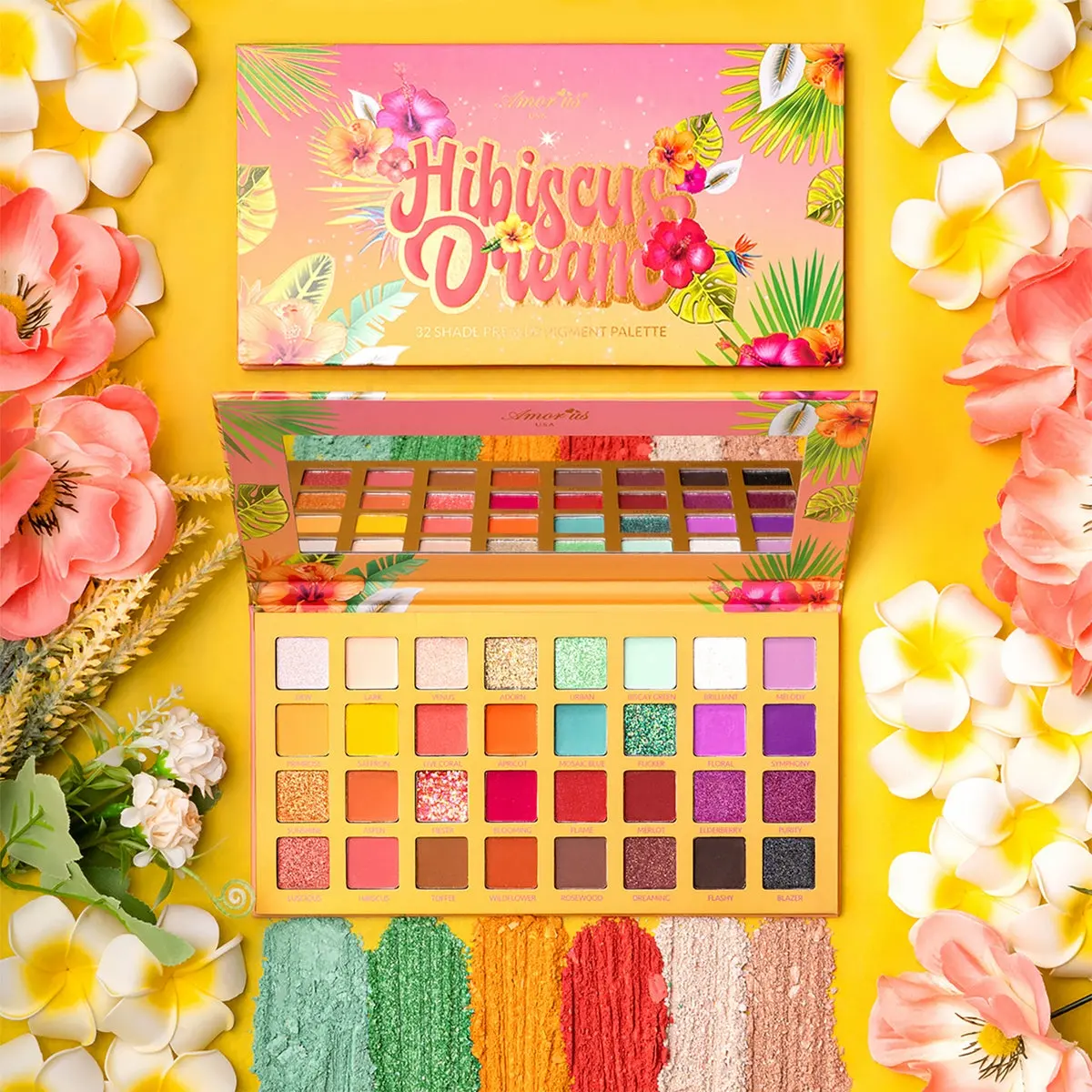 AMORUS Hibiscus Eyeshadow Palette