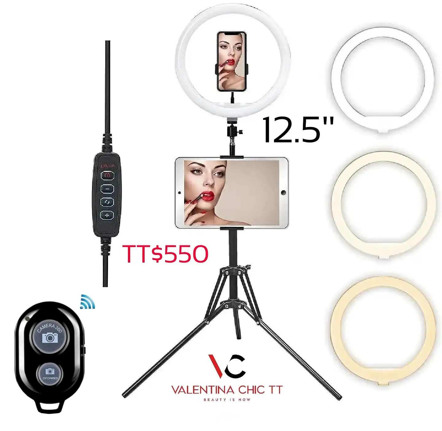 12.5" LED Ring Light