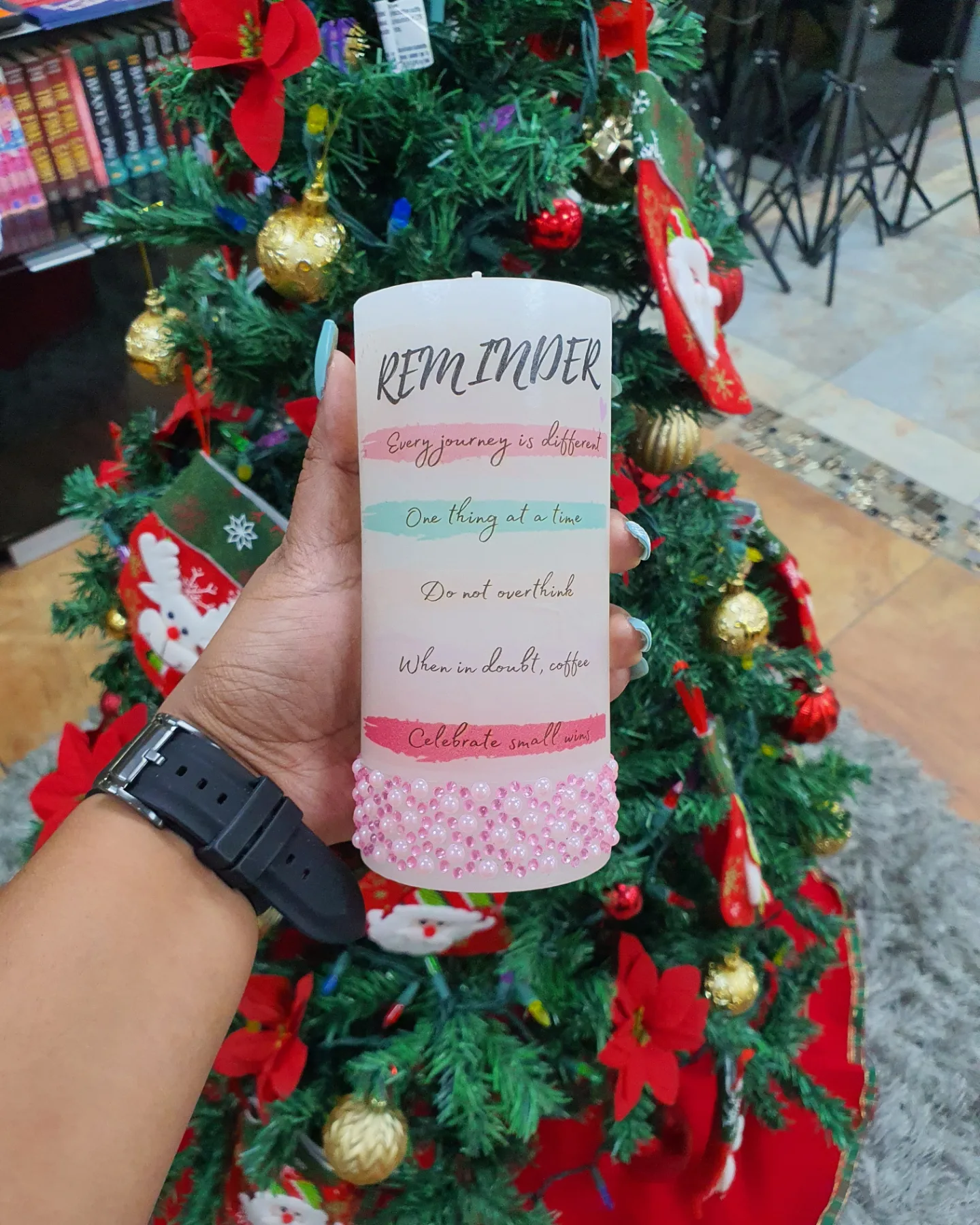 Candles with heart warming messages