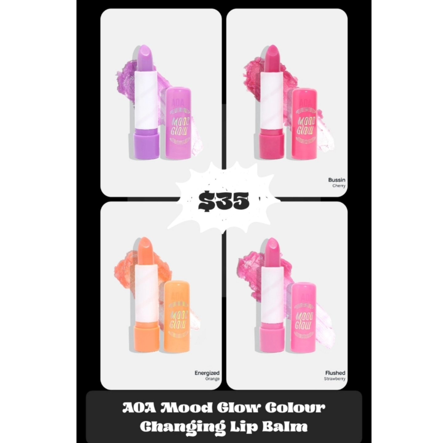 AOA Mood Glow Colour Changing Lip