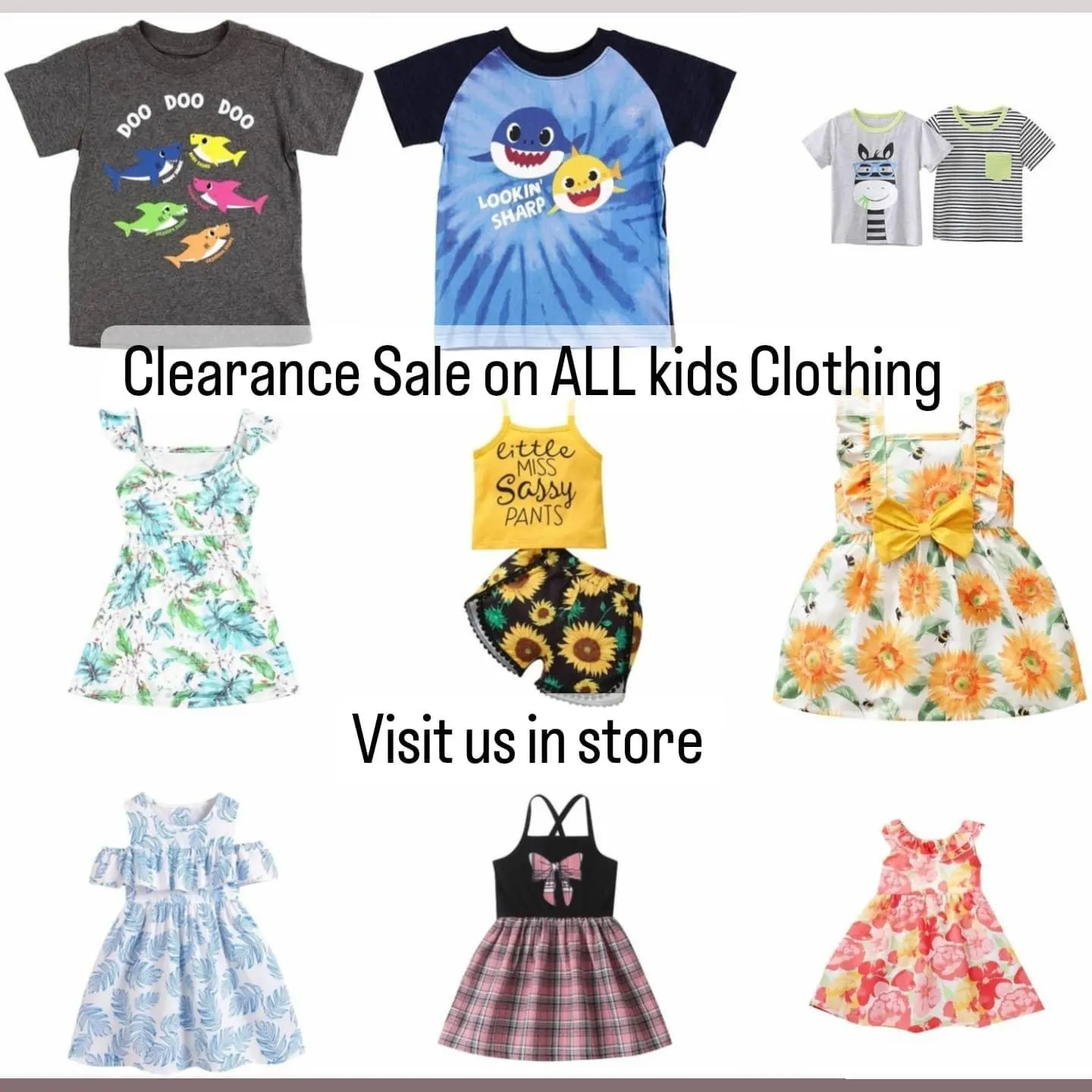 Kids clothing clearance