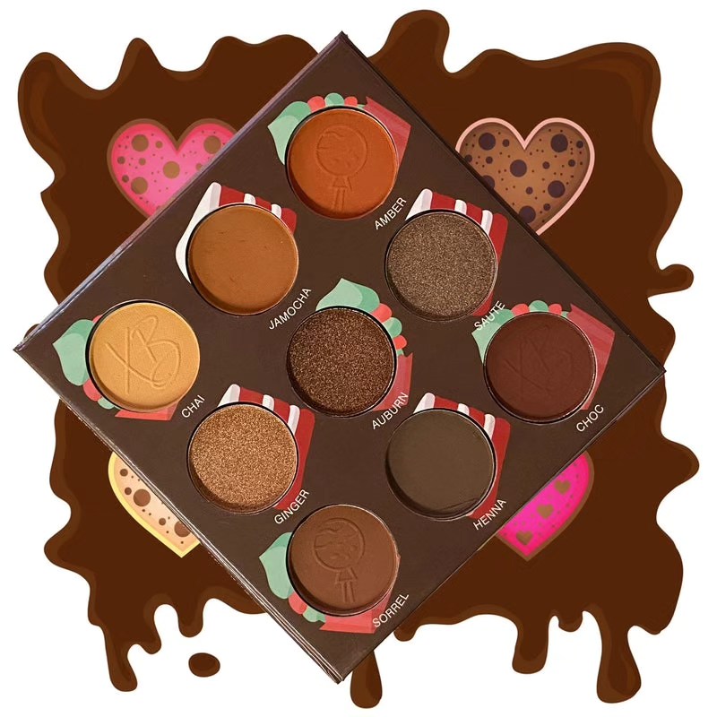 9-pan monochromatic palette