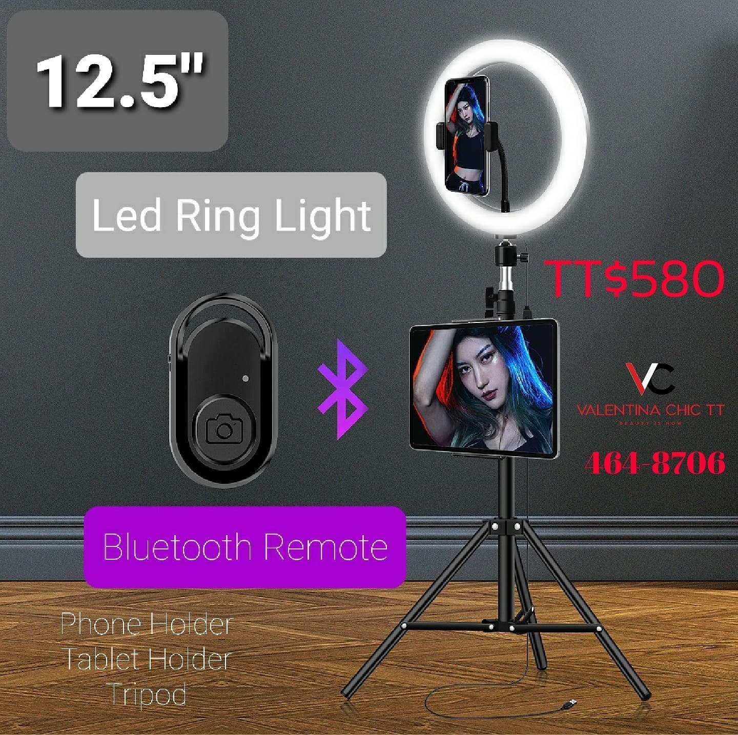 12.5" LED Ring Light