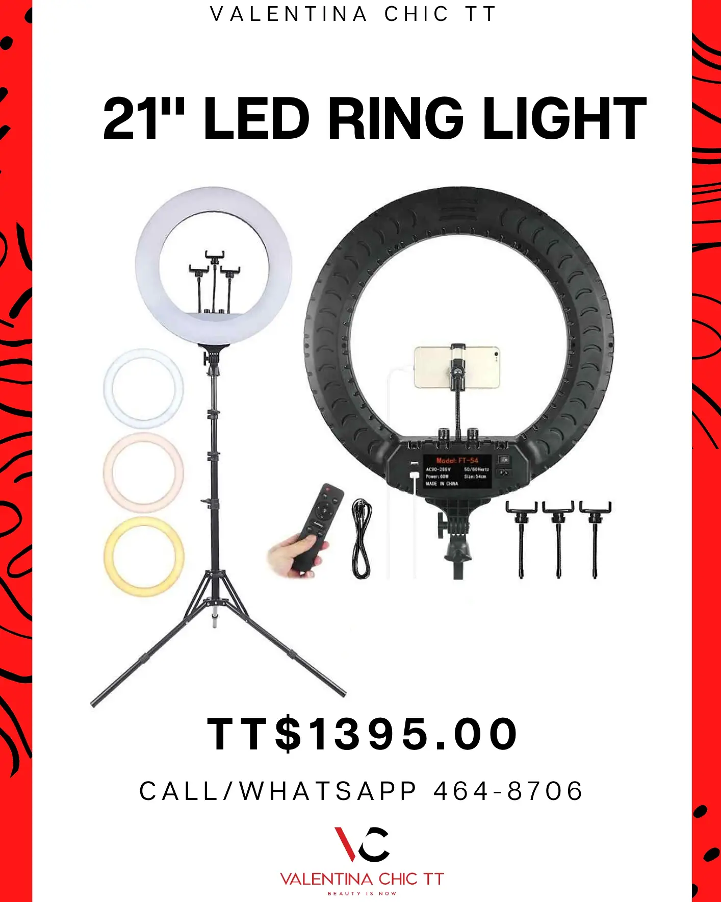 21" LED Ring Light