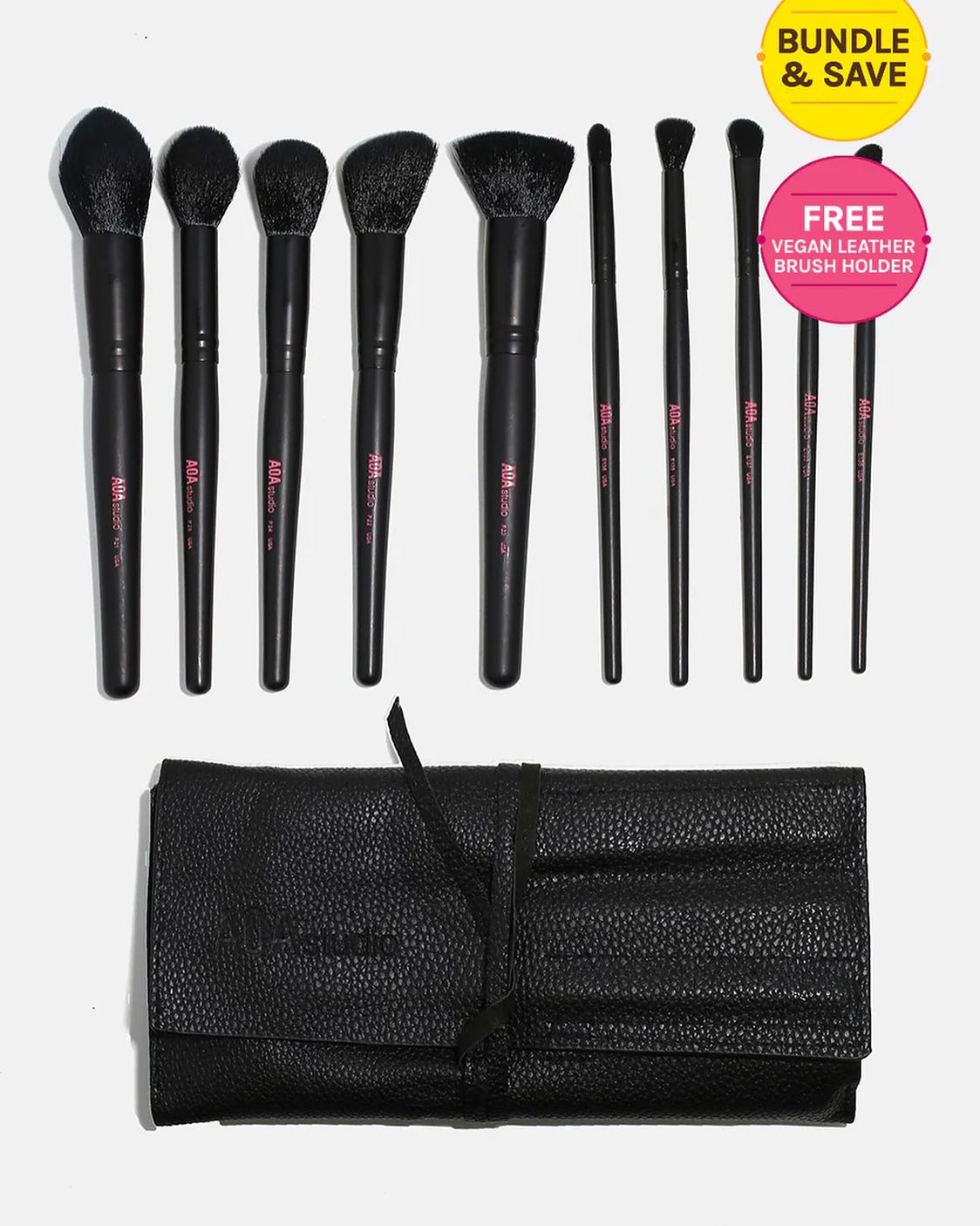 AOA Plush Faux Mink Brush Set