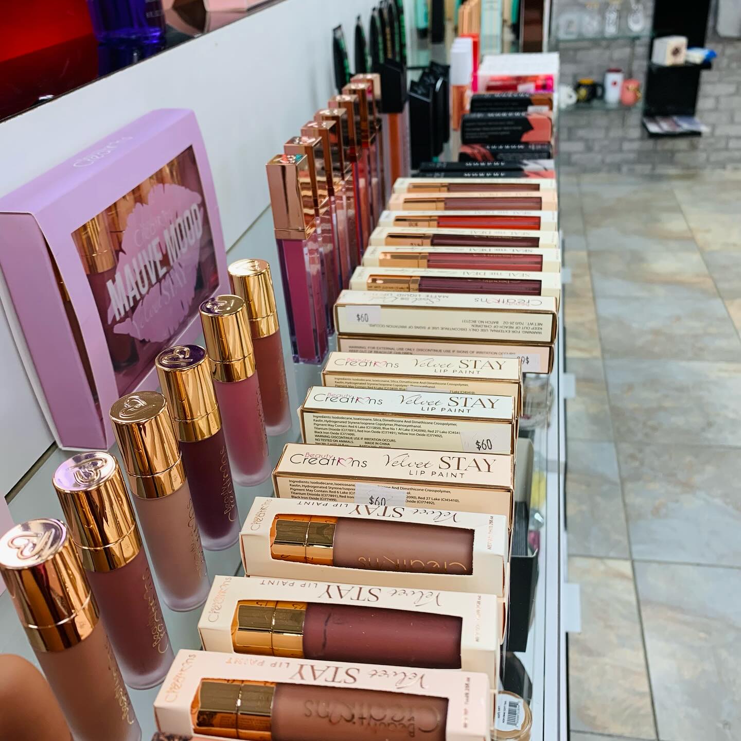 Lipsticks in stock