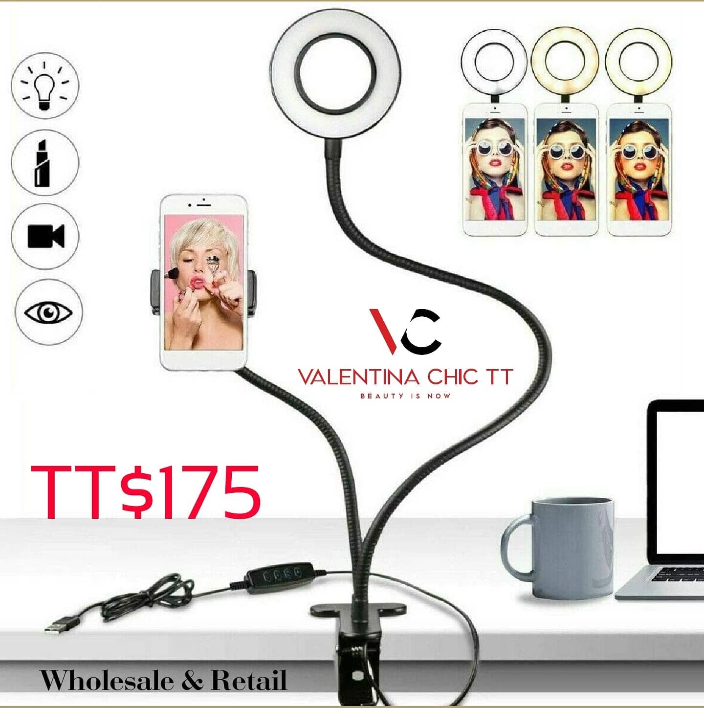 LED Ring Light Desktop