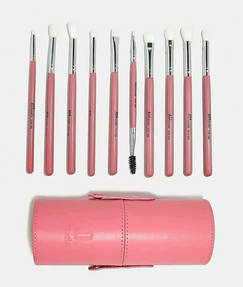 AOA 10 Pc Eye Brush Set