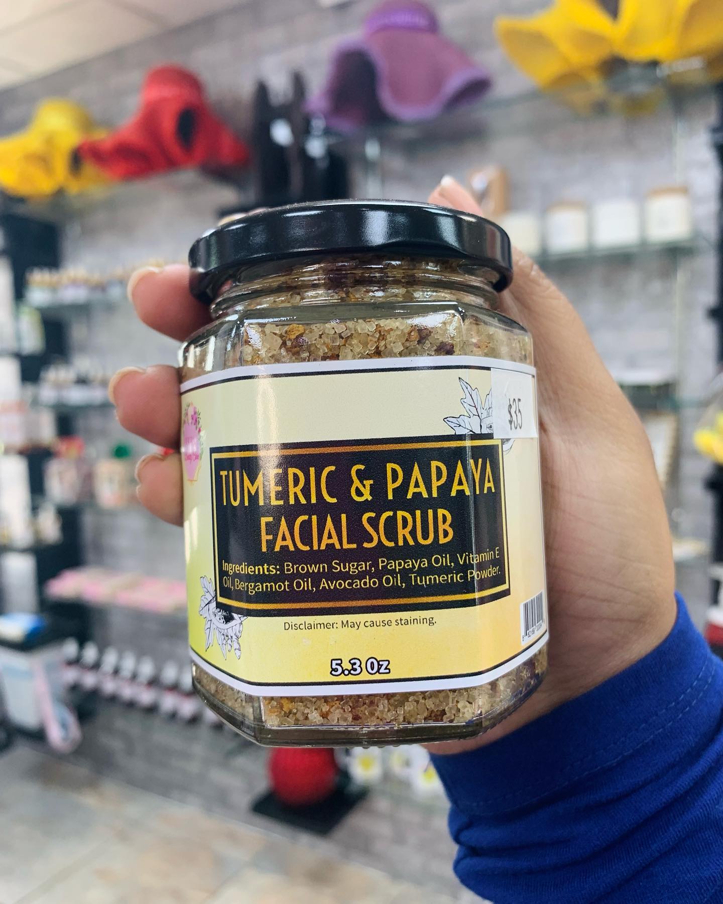 Tumeric & Papaya Facial Scrub