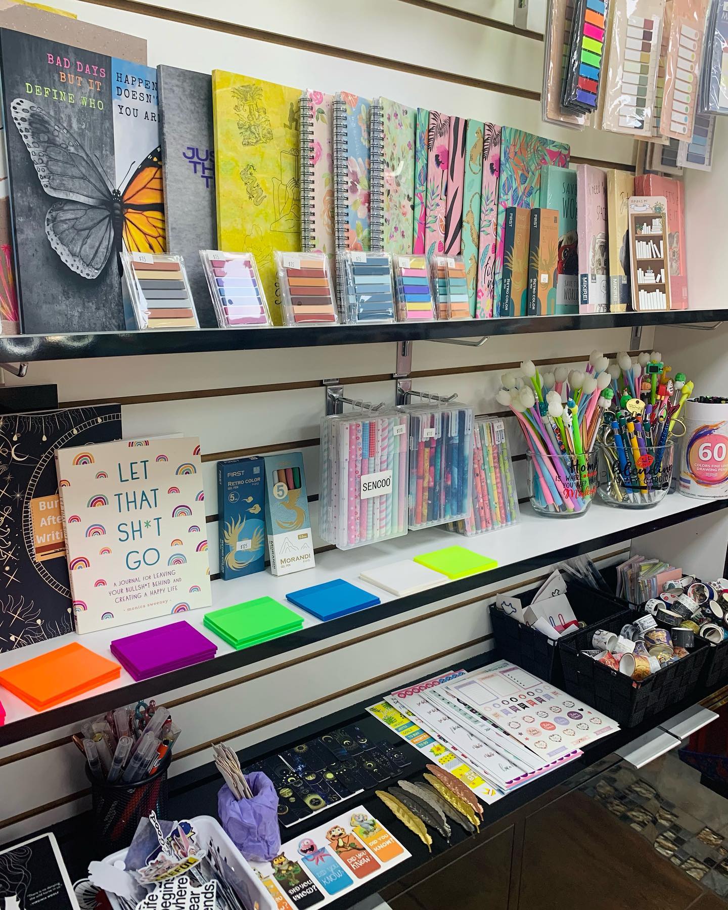 stationery corner at Valentina Chich TT