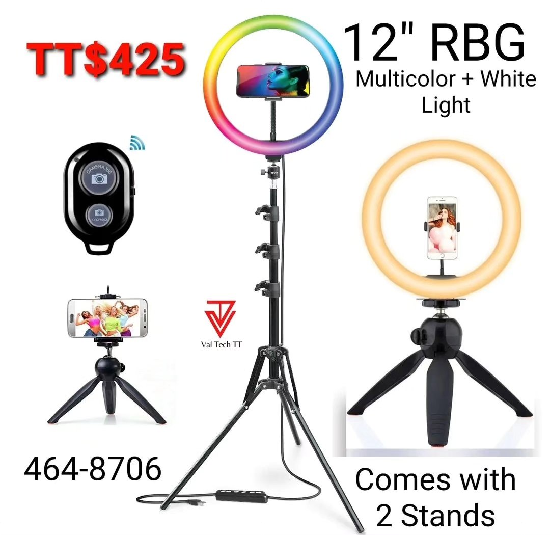 12" RBG Multicolor LED Ring Light