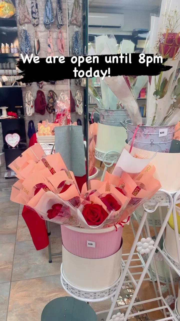 We are open until 8pm today