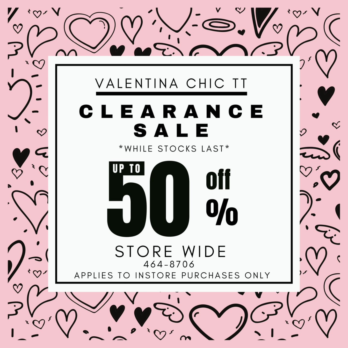 Clearance Sale Storewide